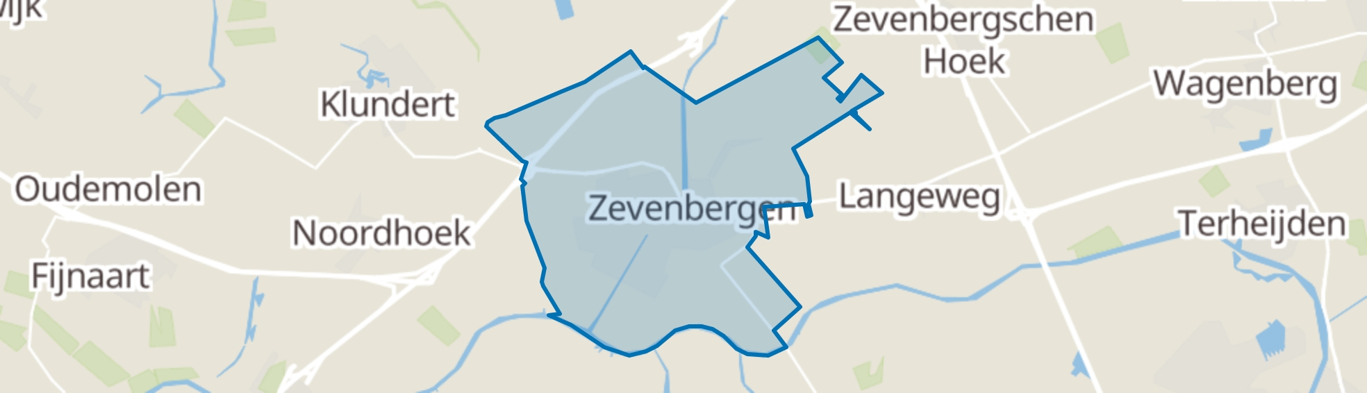 Zevenbergen map