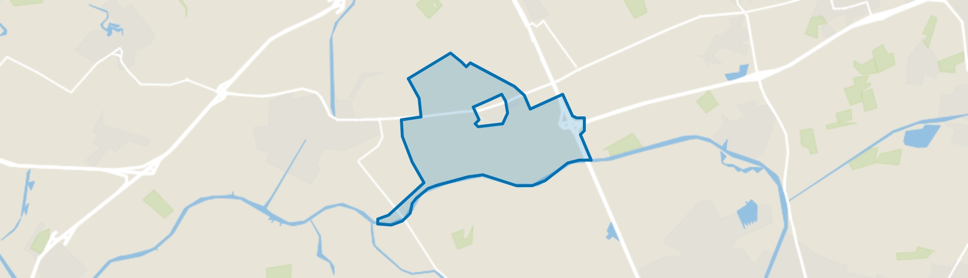 Verspreide huizen Langeweg, Zevenbergschen Hoek (Gem. Moerdijk) map