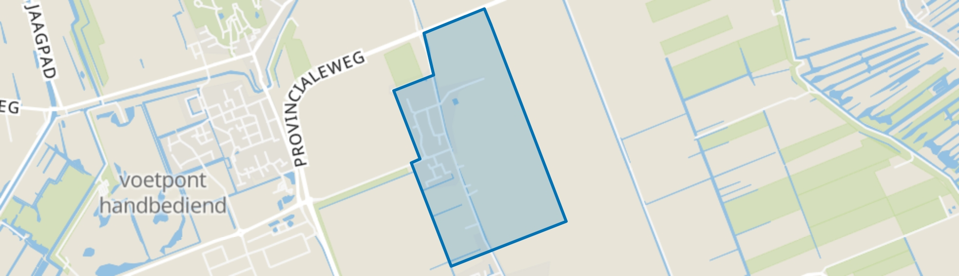 Noordeinde, Zevenhoven map