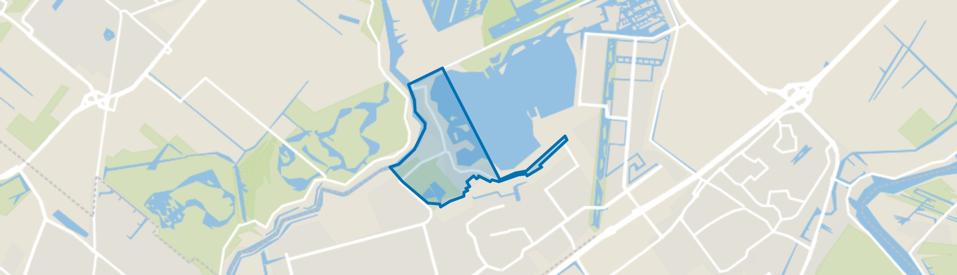 Oud Verlaat, Zevenhuizen (ZH) map