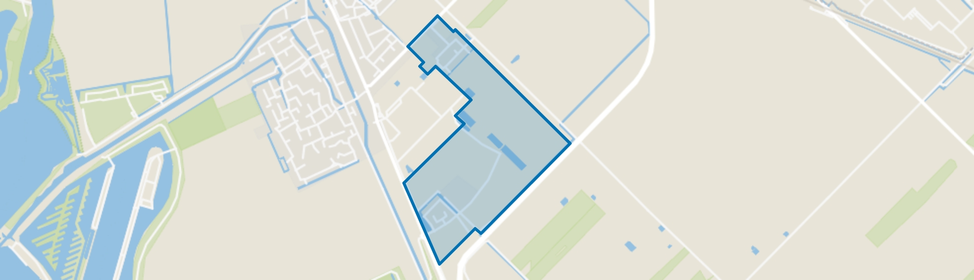 Zevenhuizen-Zuid, Zevenhuizen (ZH) map