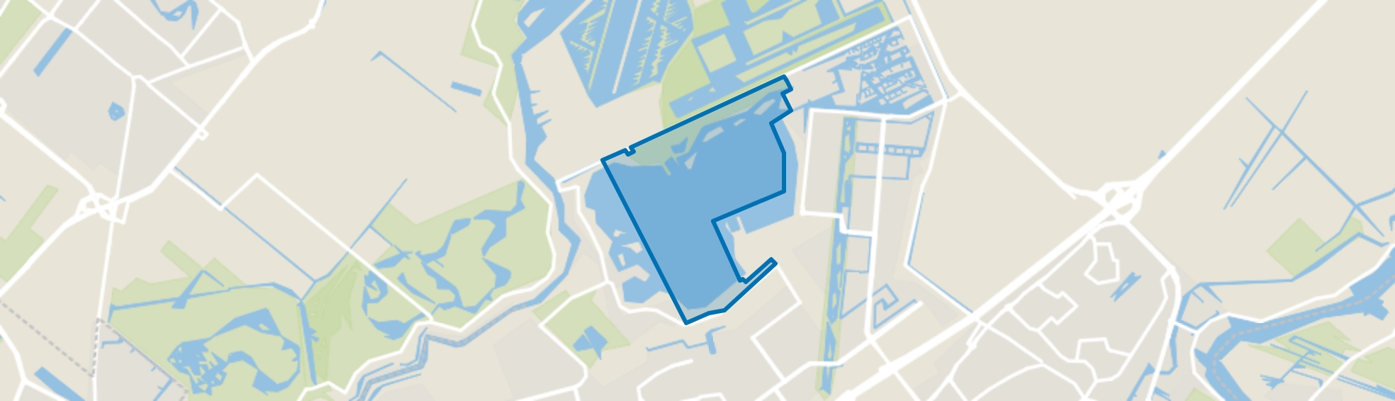 Zevenhuizerplas, Zevenhuizen (ZH) map
