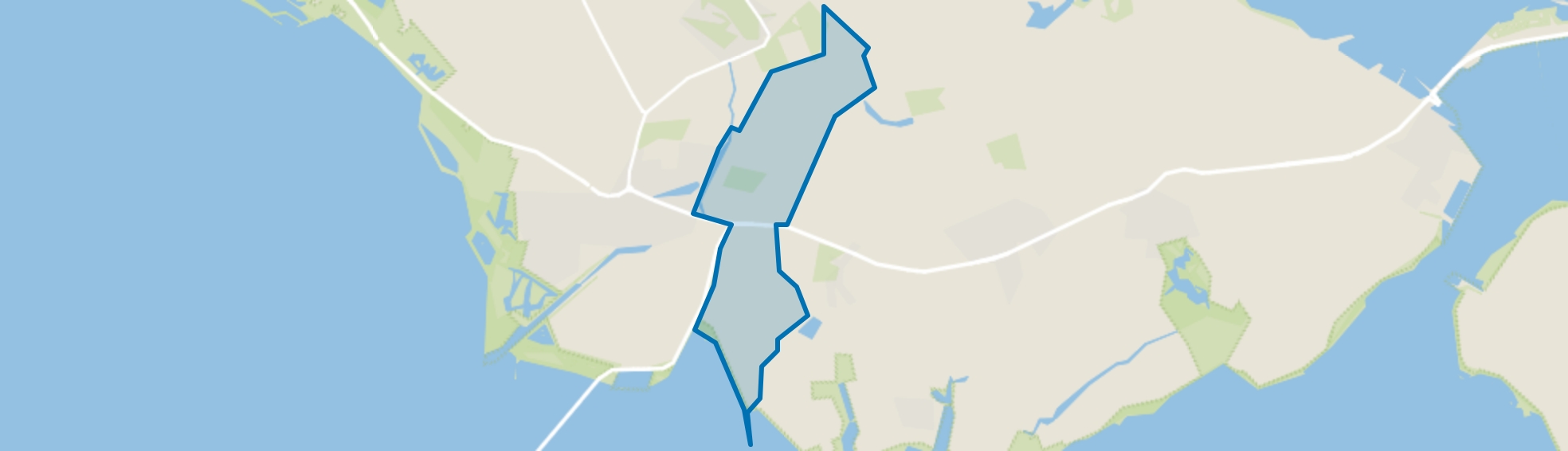 Verspreide huizen in het Oosten, Zierikzee map