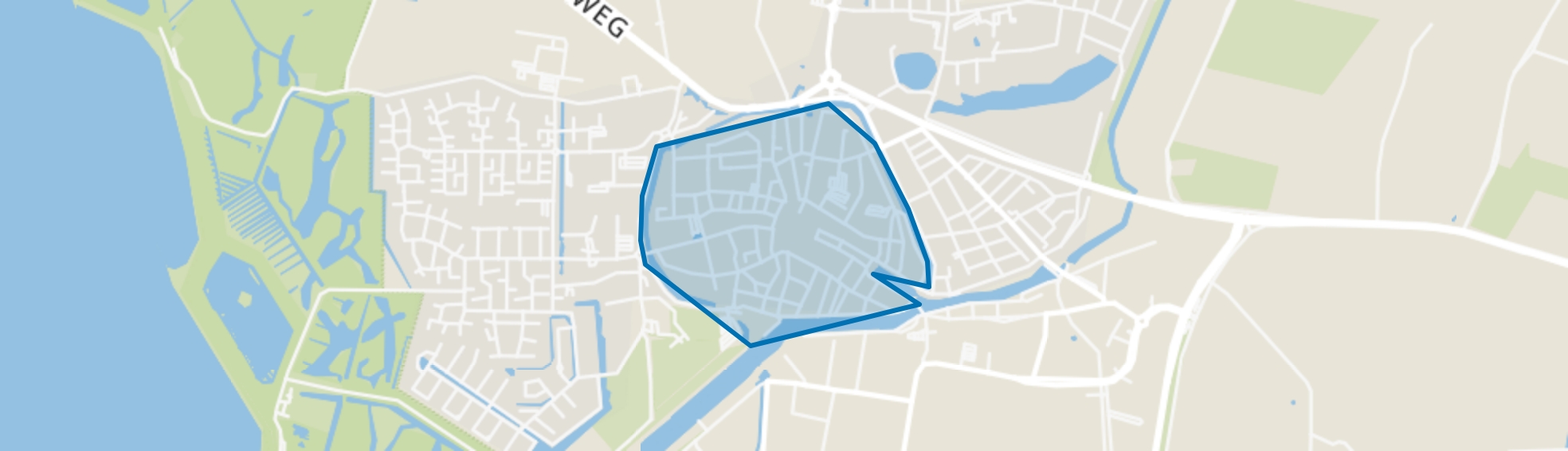 Zierikzee binnen de vesten, Zierikzee map