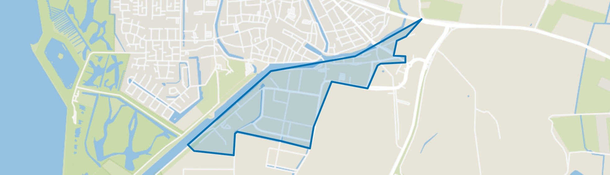 Zuidhoek, Zierikzee map