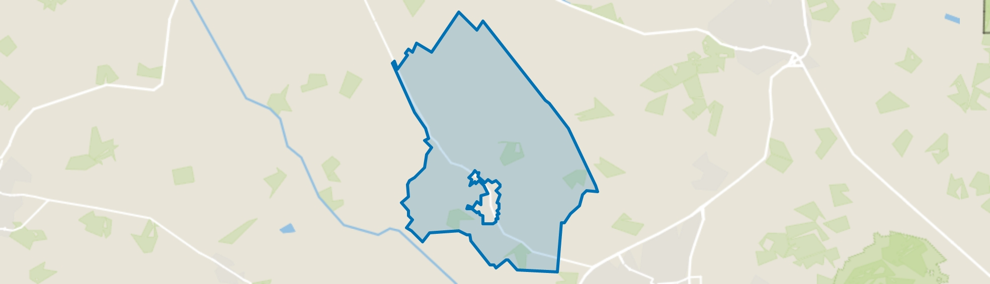 Buitengebied Zieuwent, Zieuwent map