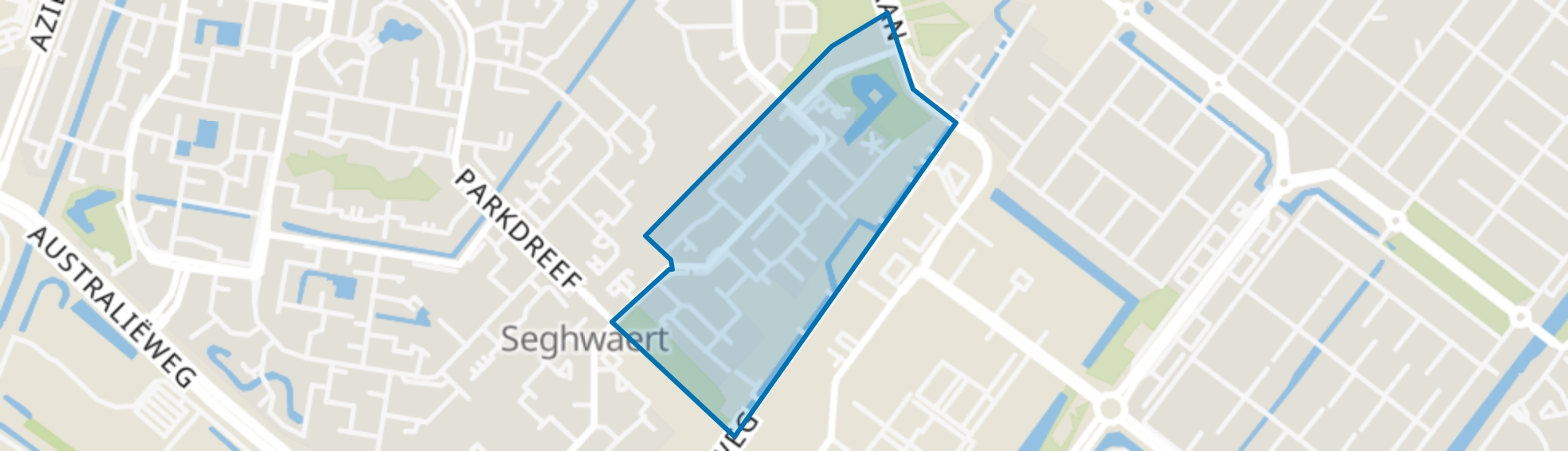 Akkersbuurt-Oost, Zoetermeer map