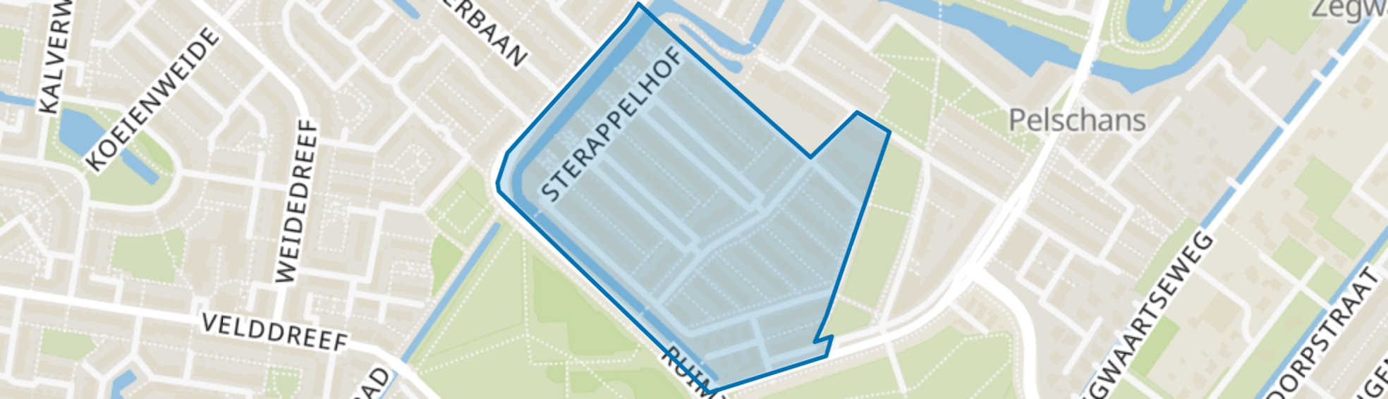 Appelbuurt, Zoetermeer map