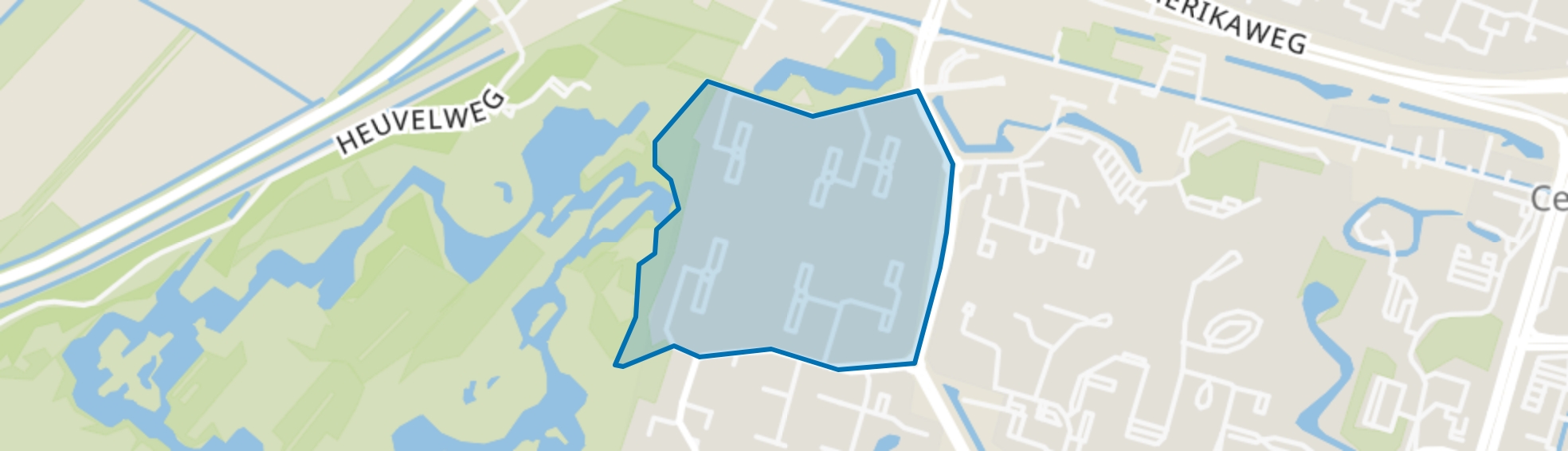 Bergenbuurt-Noord, Zoetermeer map