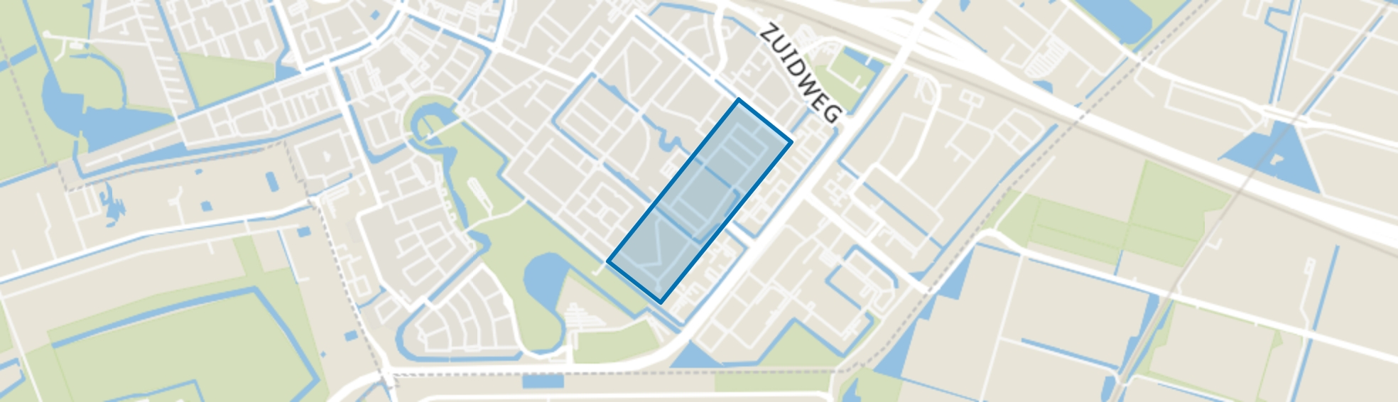 Blauwenbuurt, Zoetermeer map