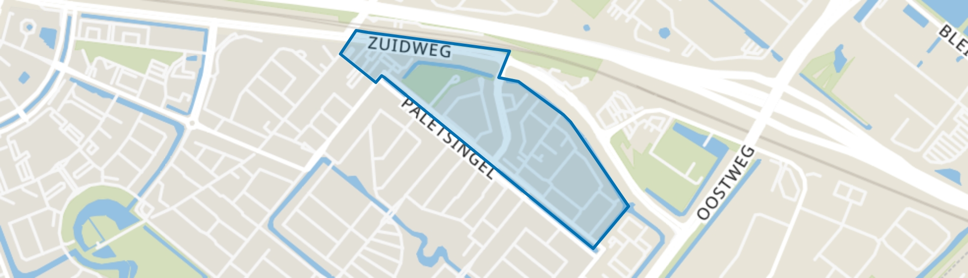 Bruinen- en Grijzenbuurt, Zoetermeer map