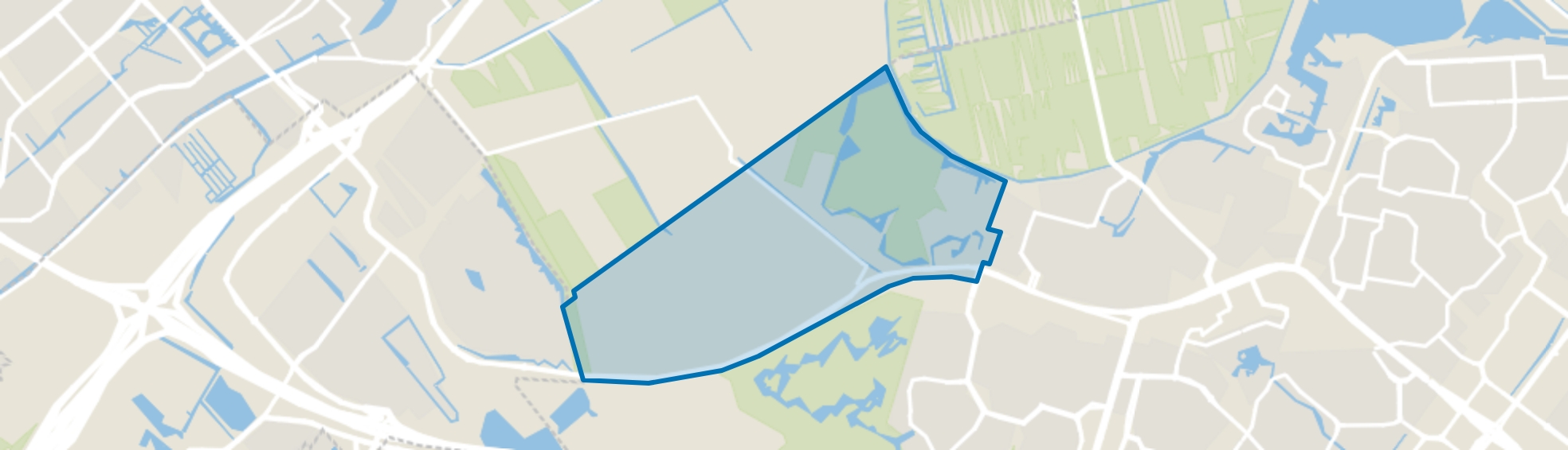 Buitengebied-West, Zoetermeer map