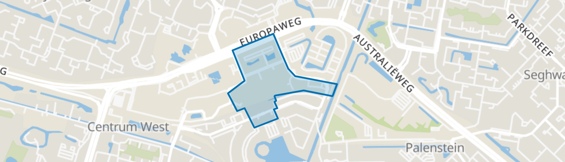 Centrum-Oost, Zoetermeer map