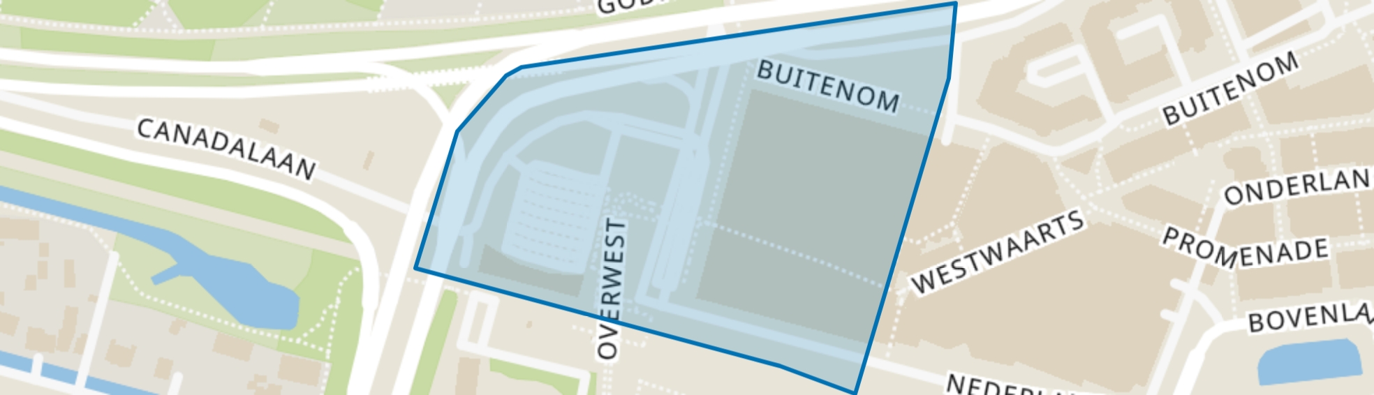 Centrum-West, Zoetermeer map