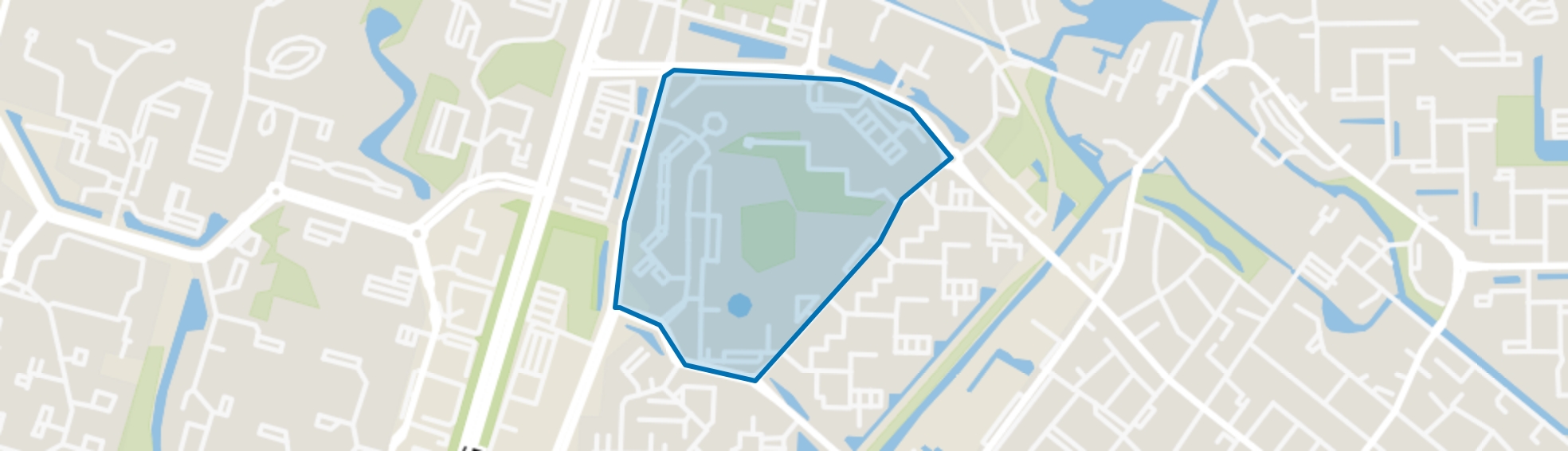 Driemanspolder-Centrum, Zoetermeer map
