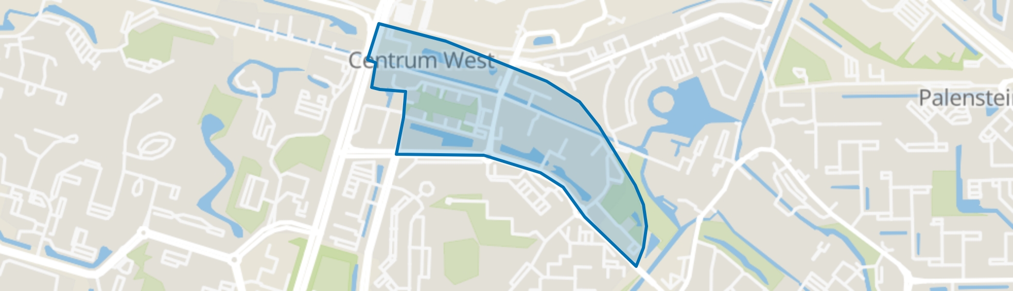 Driemanspolder-Noord, Zoetermeer map