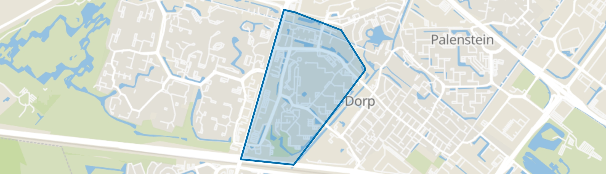 Driemanspolder, Zoetermeer map