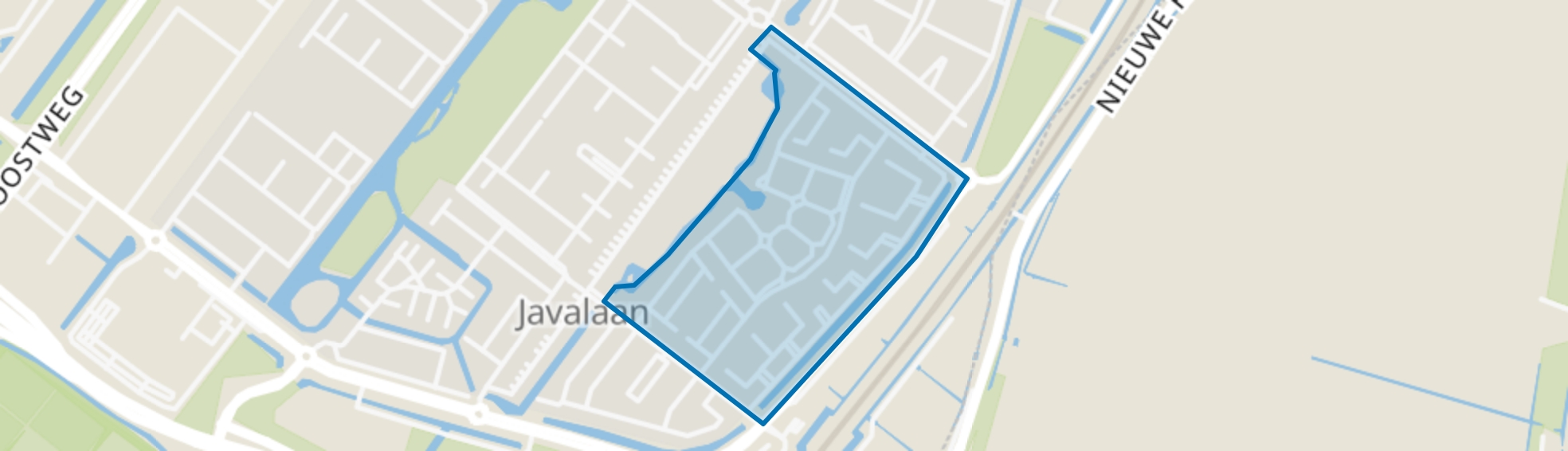Eilandenbuurt-Noordoost, Zoetermeer map