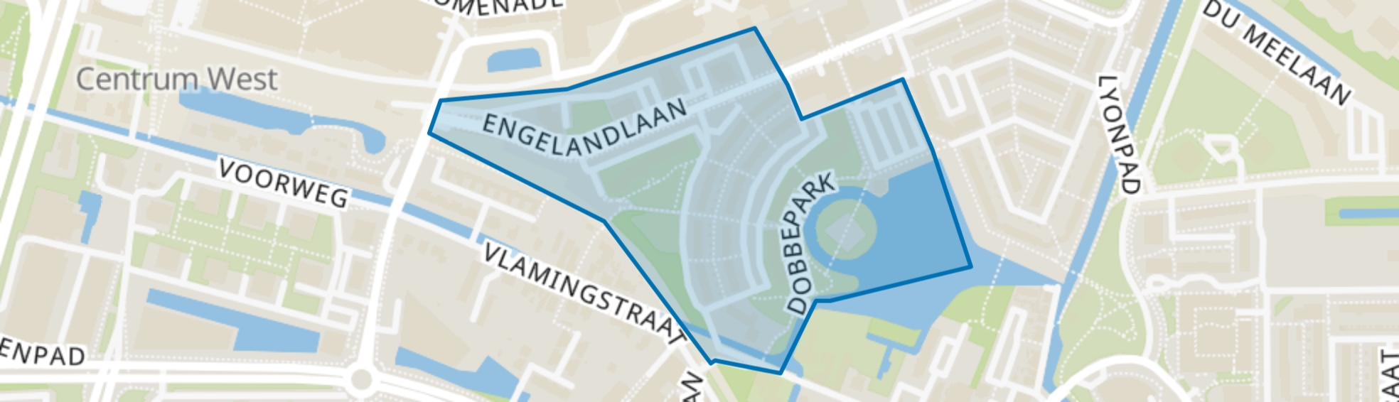 Engelse buurt, Zoetermeer map