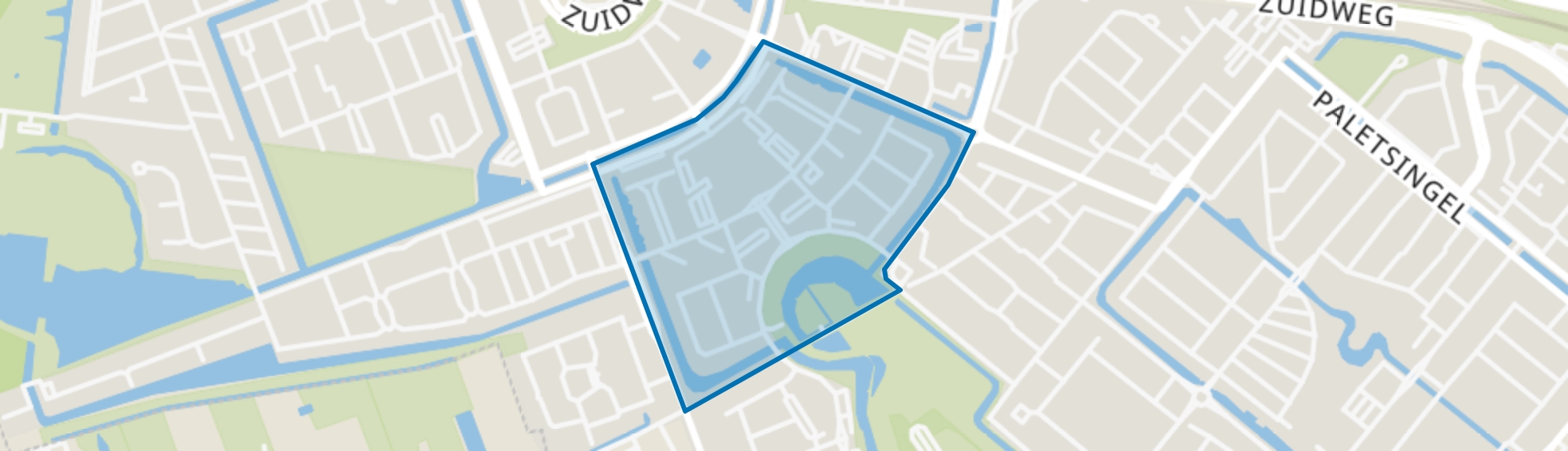 Gangenbuurt-West, Zoetermeer map