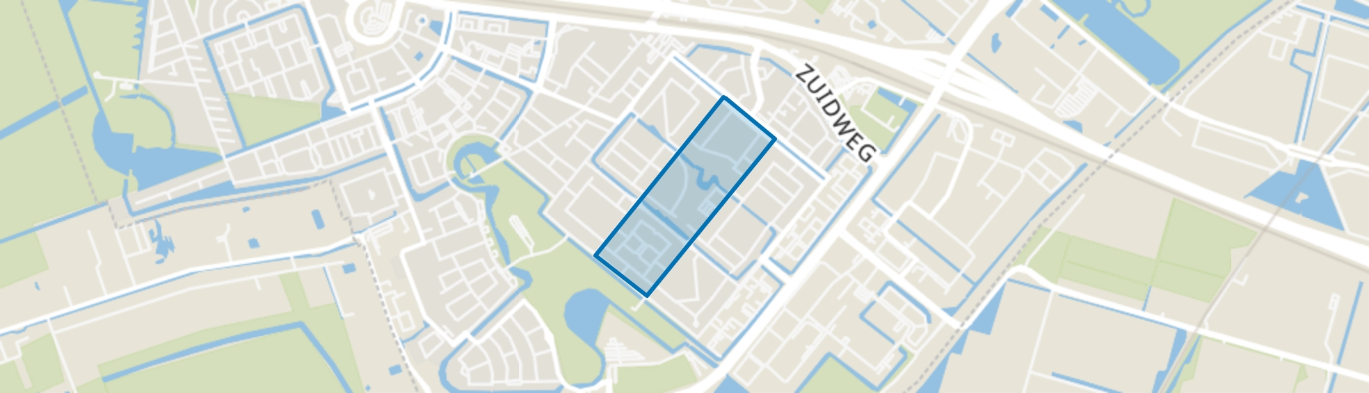 Groenenbuurt, Zoetermeer map