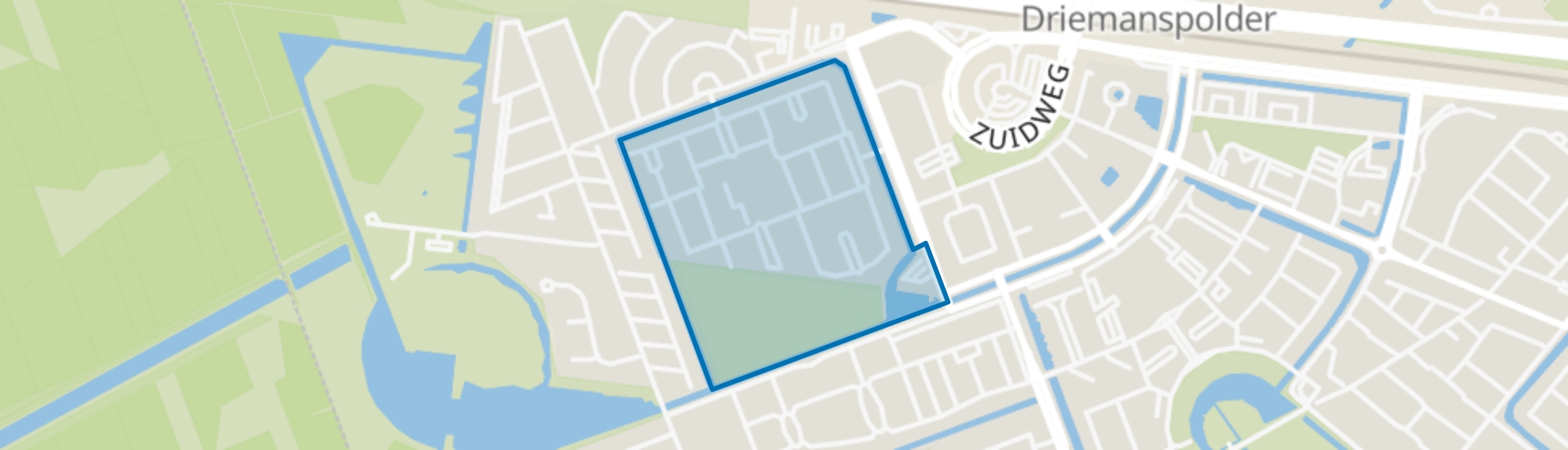 Houtbuurt-Oost, Zoetermeer map