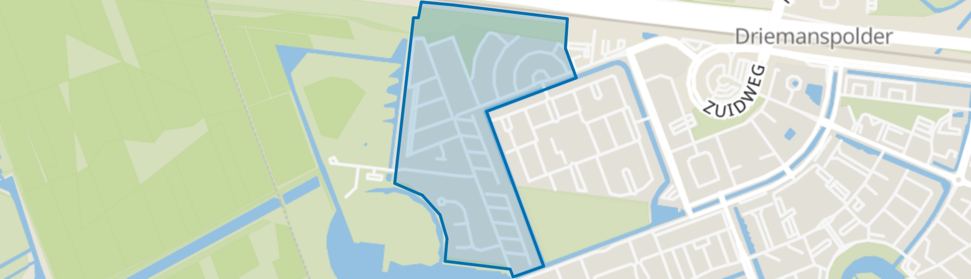 Houtbuurt-West, Zoetermeer map