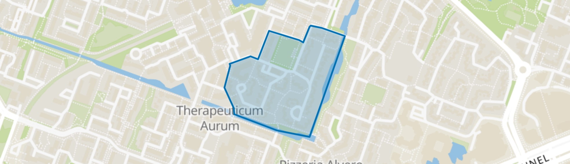 Hovenbuurt midden-West, Zoetermeer map