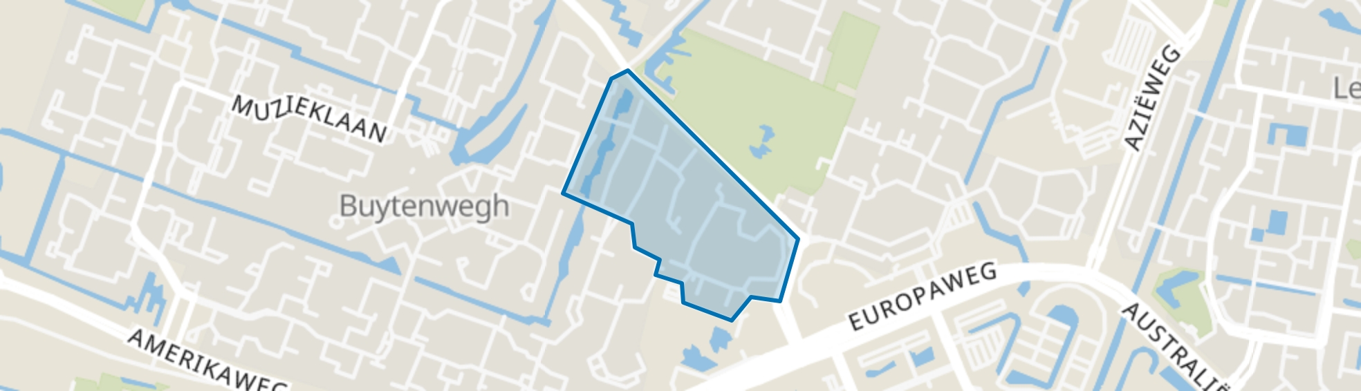 Hovenbuurt-Oost, Zoetermeer map
