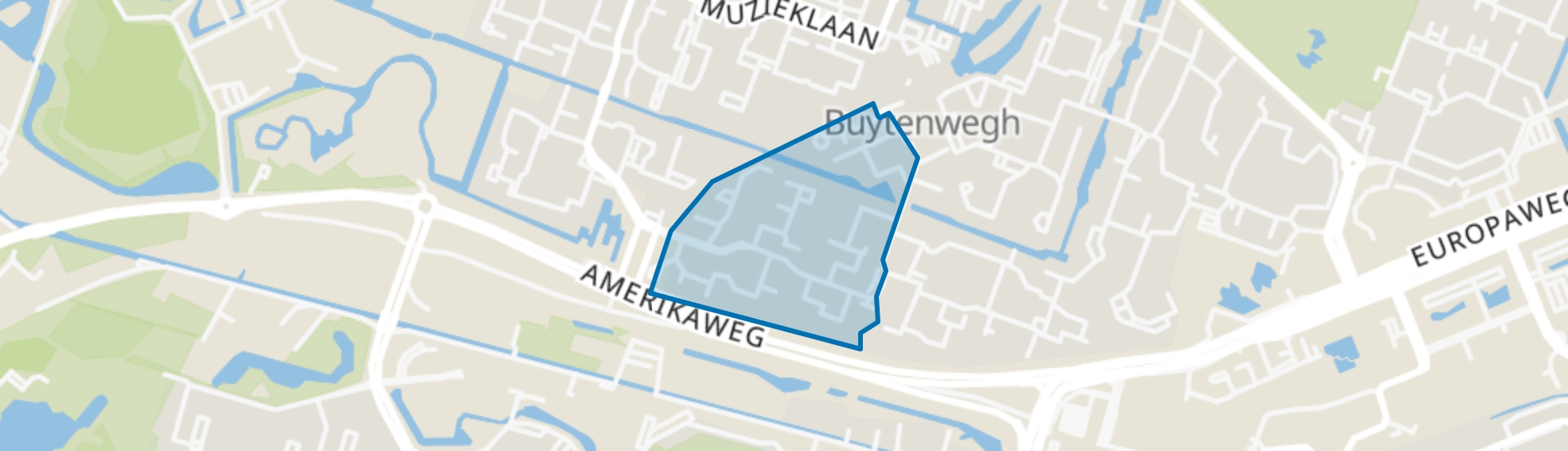 Hovenbuurt-Zuidwest, Zoetermeer map