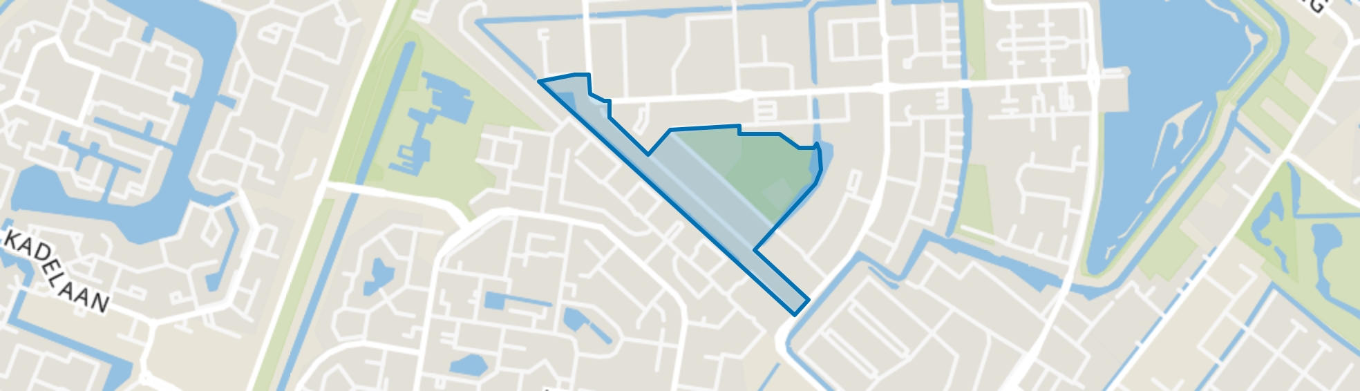 Lommerbuurt, Zoetermeer map