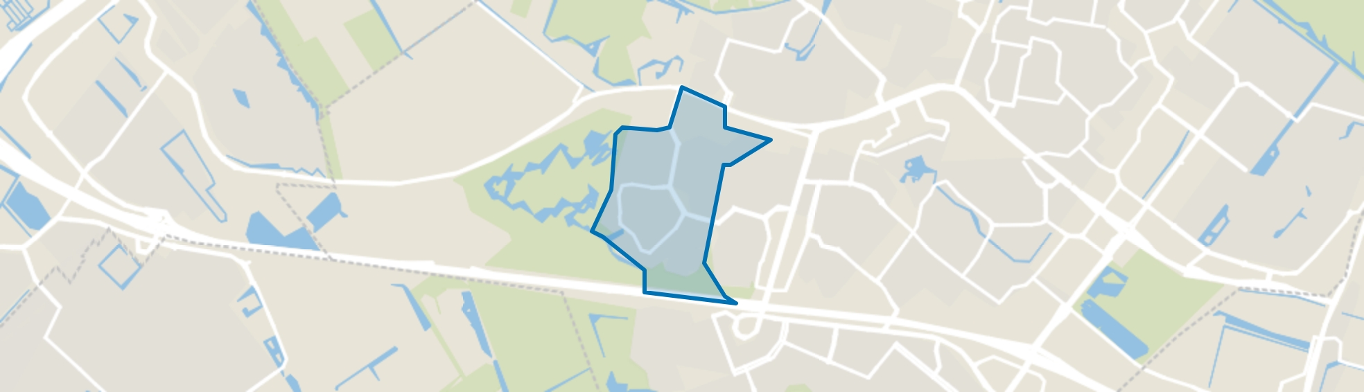 Meerzicht-West, Zoetermeer map