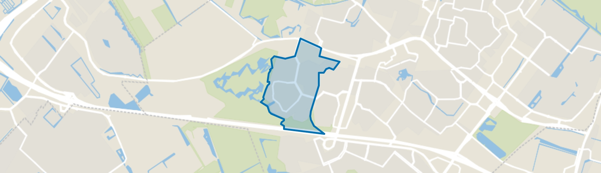 Meerzicht-West, Zoetermeer map