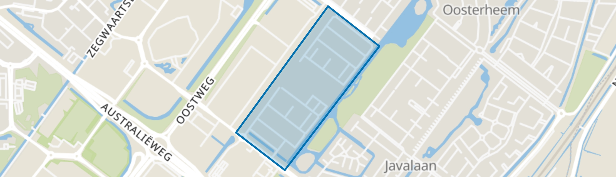 Merenbuurt-Oost, Zoetermeer map