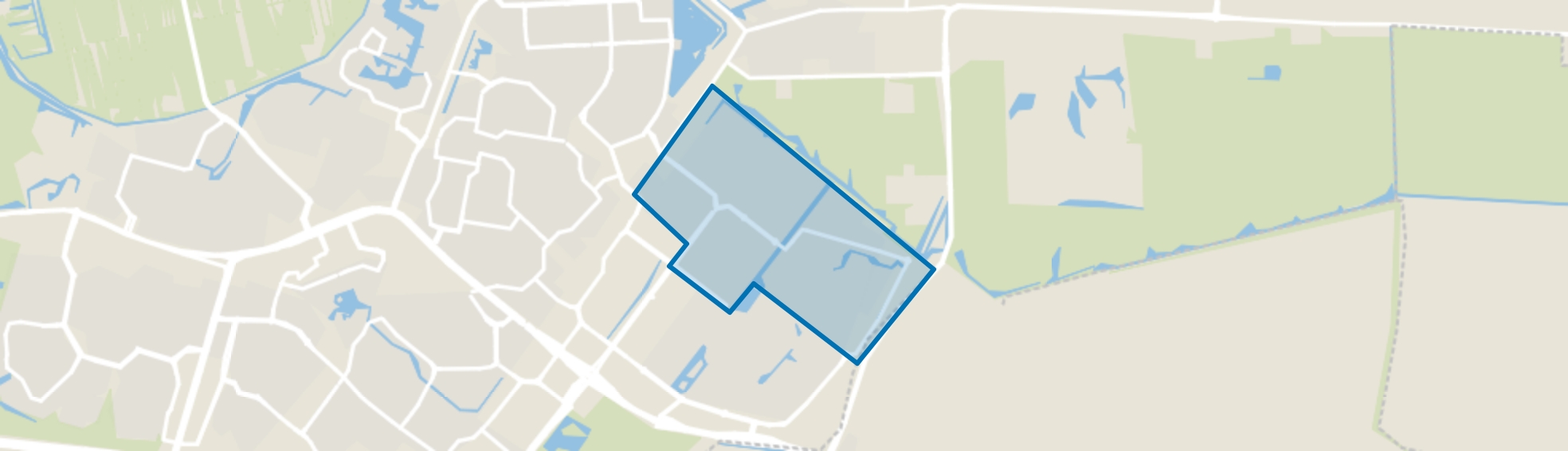 Oosterheem-Noord-Oost, Zoetermeer map