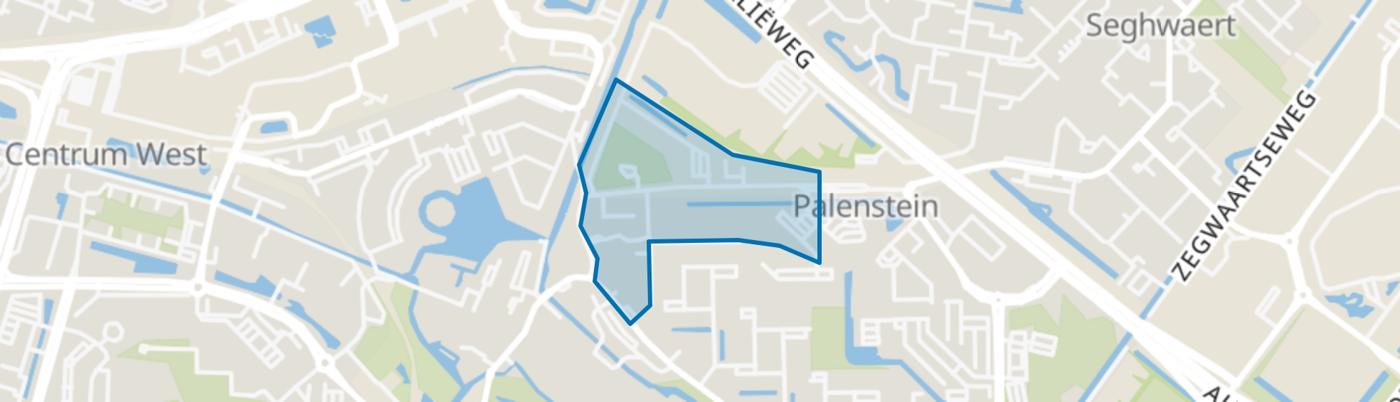 Palenstein-West, Zoetermeer map