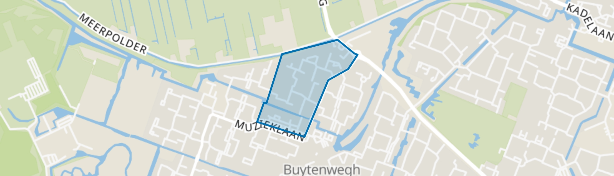 Rodenbuurt midden, Zoetermeer map