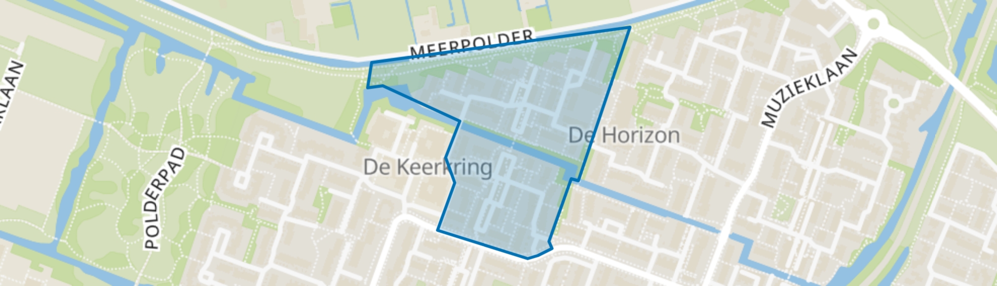 Rodenbuurt-Noordwest, Zoetermeer map