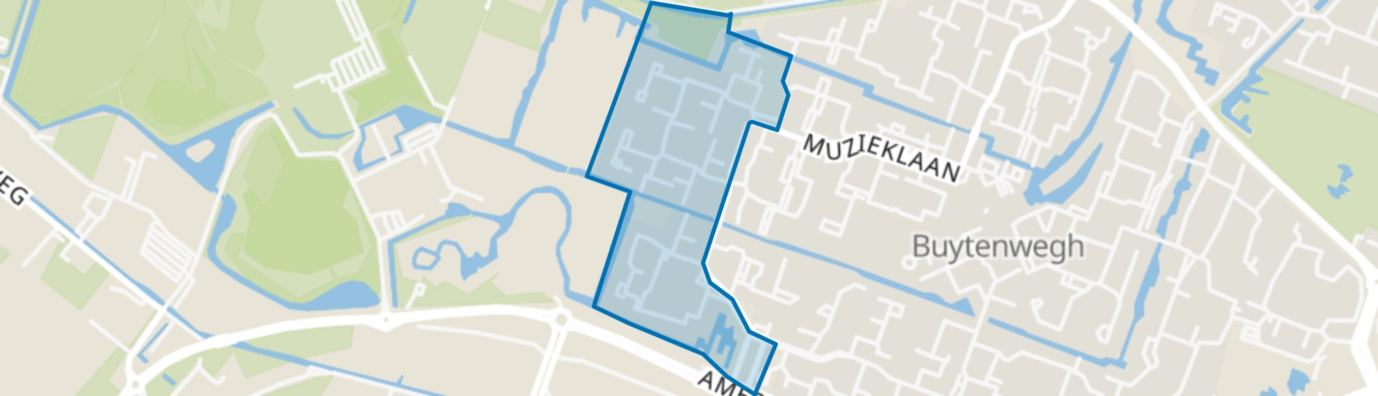 Rodenbuurt-West, Zoetermeer map