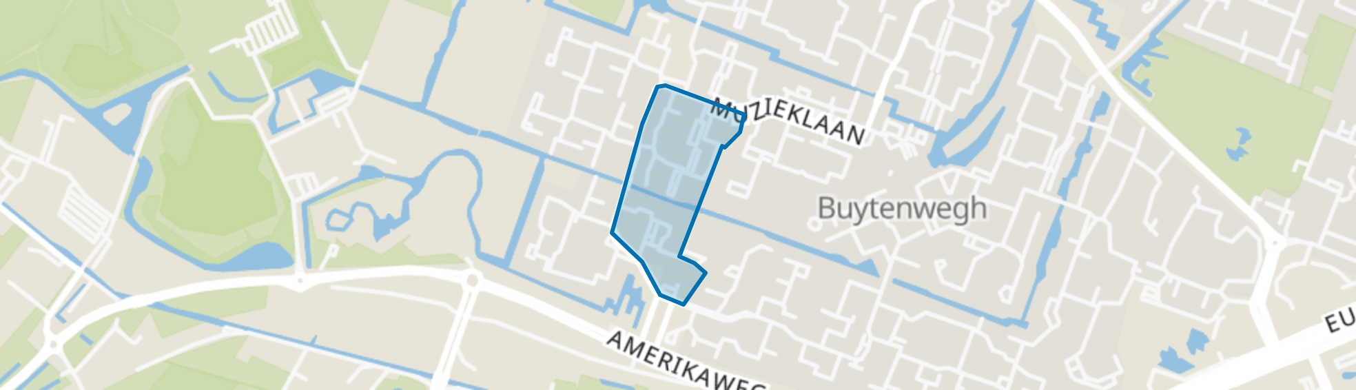 Rodenbuurt-Zuid, Zoetermeer map