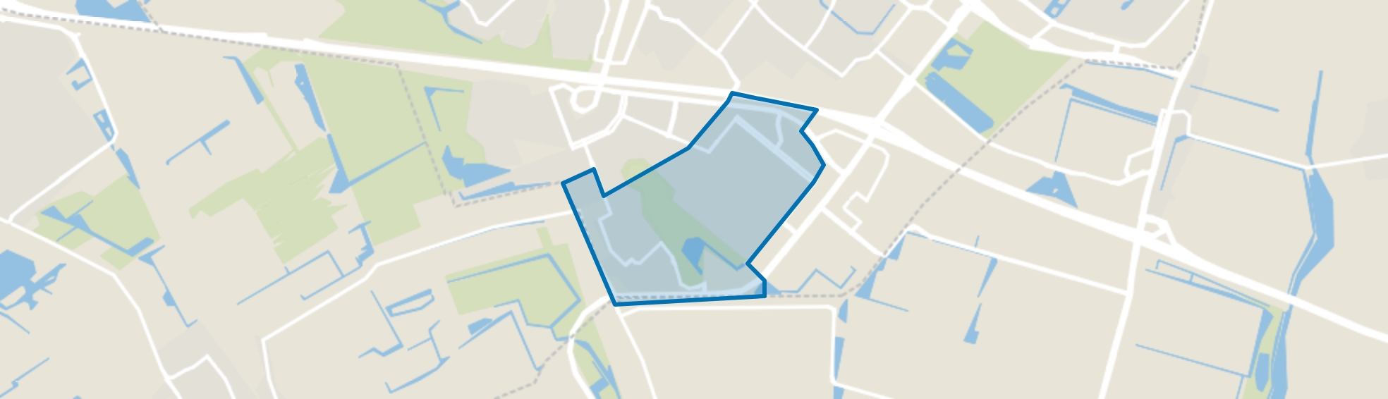 Rokkeveen-Oost, Zoetermeer map