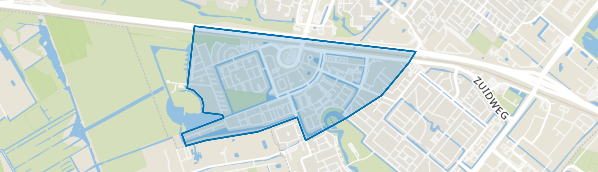 Rokkeveen-West, Zoetermeer map