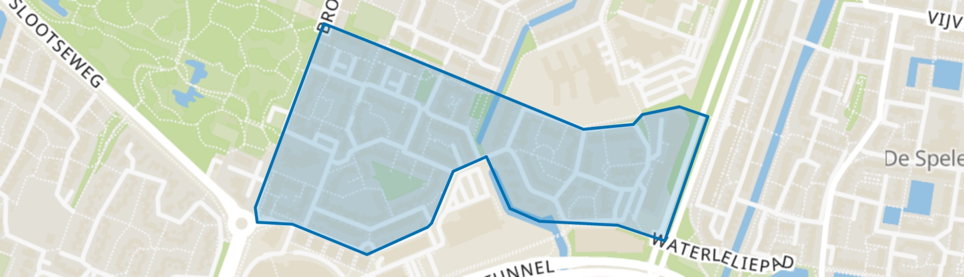 Schouwenbuurt-Noord, Zoetermeer map