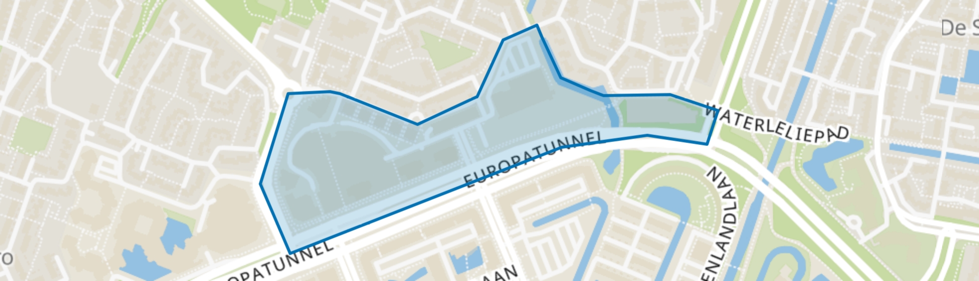 Schouwenbuurt-Zuid, Zoetermeer map