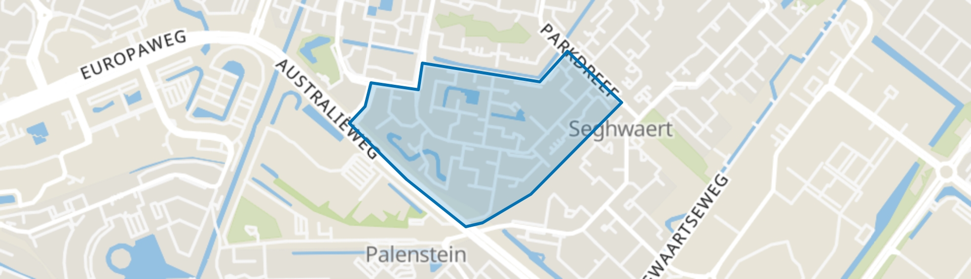 Slotenbuurt, Zoetermeer map