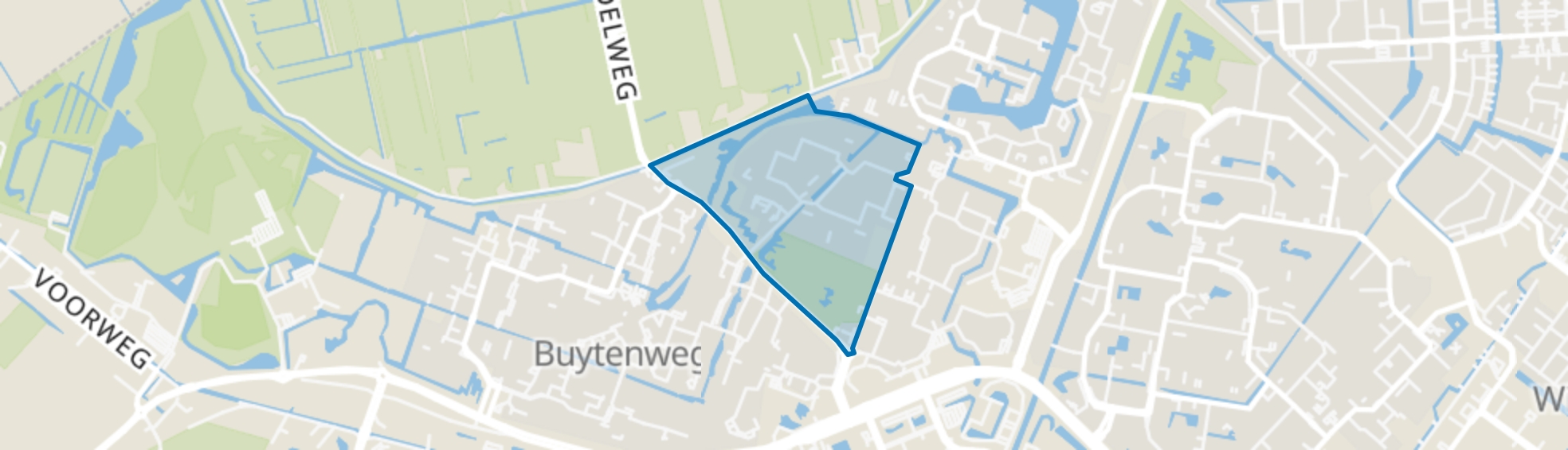 Strokenbuurt, Zoetermeer map