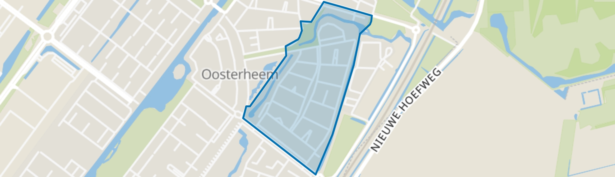 Stromenbuurt-Zuidoost, Zoetermeer map