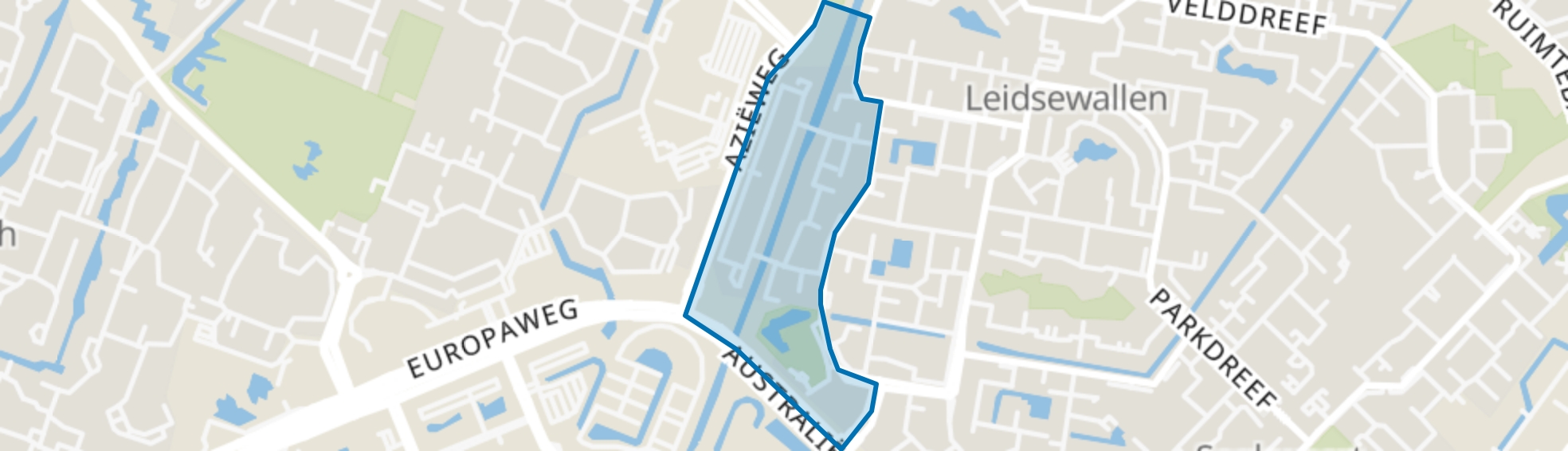 Vaartenbuurt-West, Zoetermeer map