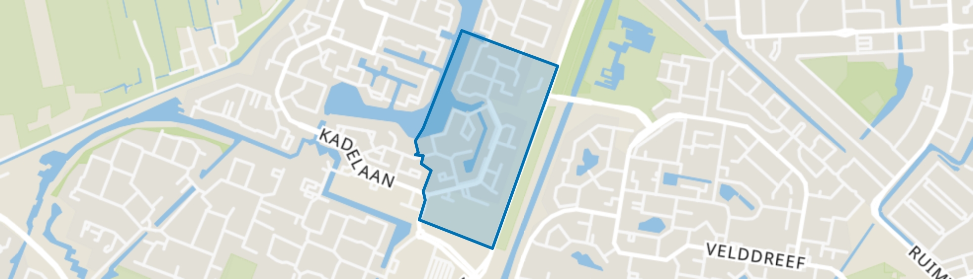 Wervenbuurt, Zoetermeer map