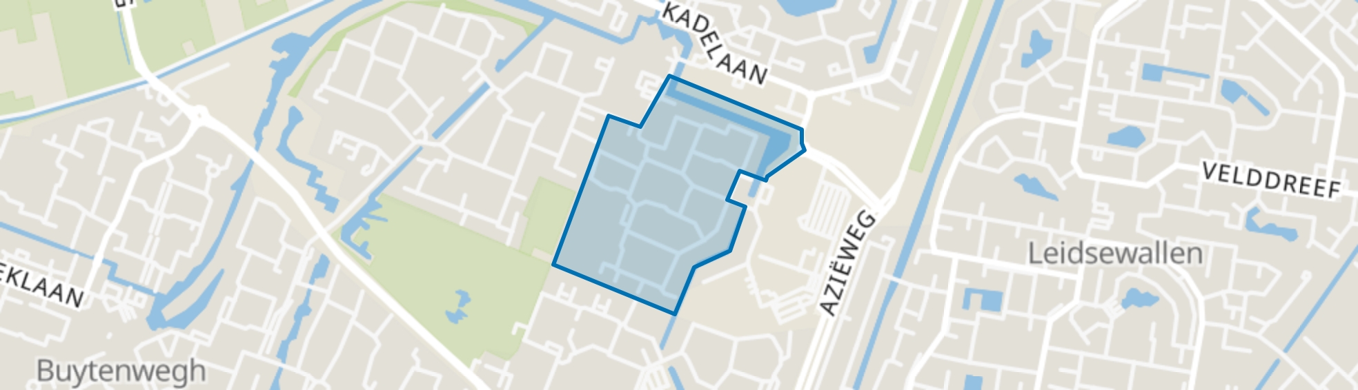 Zijdenbuurt-West, Zoetermeer map
